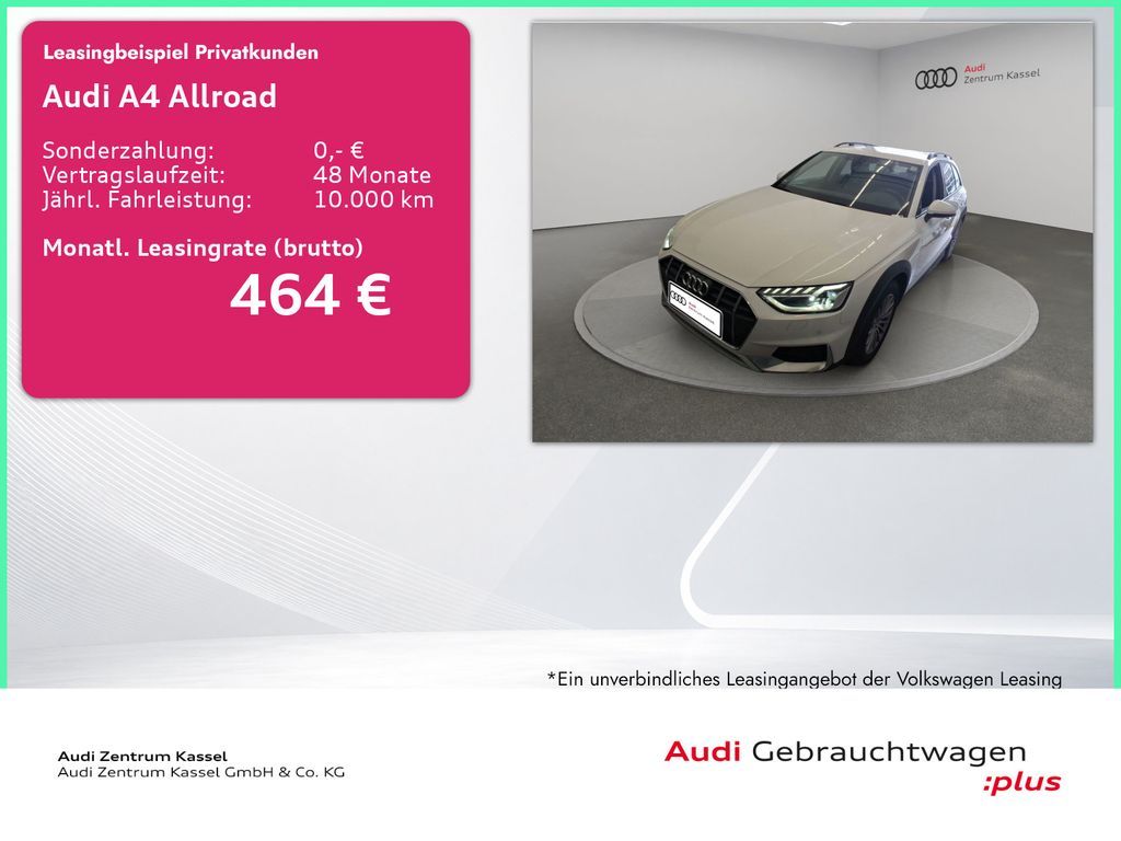 Audi A4 allroad 40 TDI qu. LED Kamera Navi Carplay Leasing