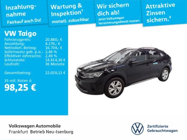 Volkswagen Taigo 1.0 TSI Life Navi ACC DAB+ LED FrontAssist Leasing