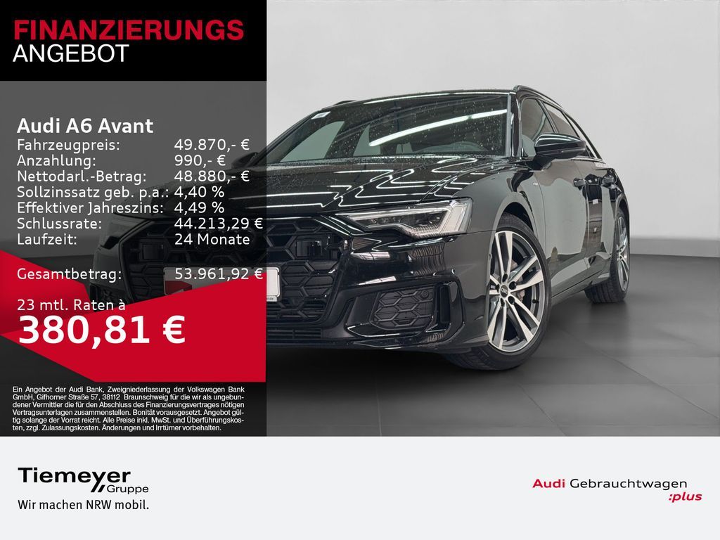 Audi A6 Avant 45 TFSI 2x S LINE LM19 OPTIK-PKT MEMORY Leasing