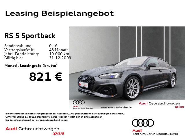 Audi RS5 Sportback *MATRIX*HuD*B&O*NAV+*ACC*Virt.C+* Leasing