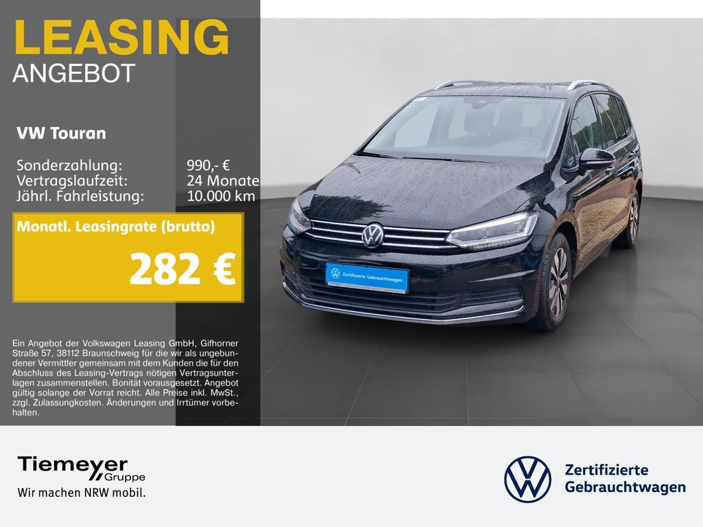 Volkswagen Touran 2.0 TDI DSG GOAL IQ.LIGHT 7SITZE NAVI AHK Leasing