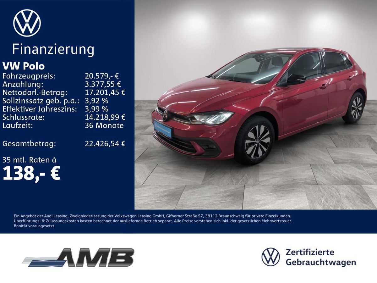 Volkswagen Polo Goal 1.0 TSI DSG/AHK/LED/Travel/Nav/Sitzhzg Leasing