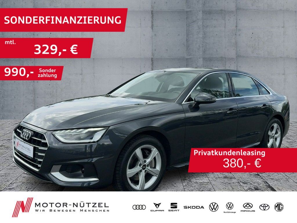 Audi A4 Limousine 40 TFSI S-TR ADVANCED LED+NAVI+SHZ Leasing