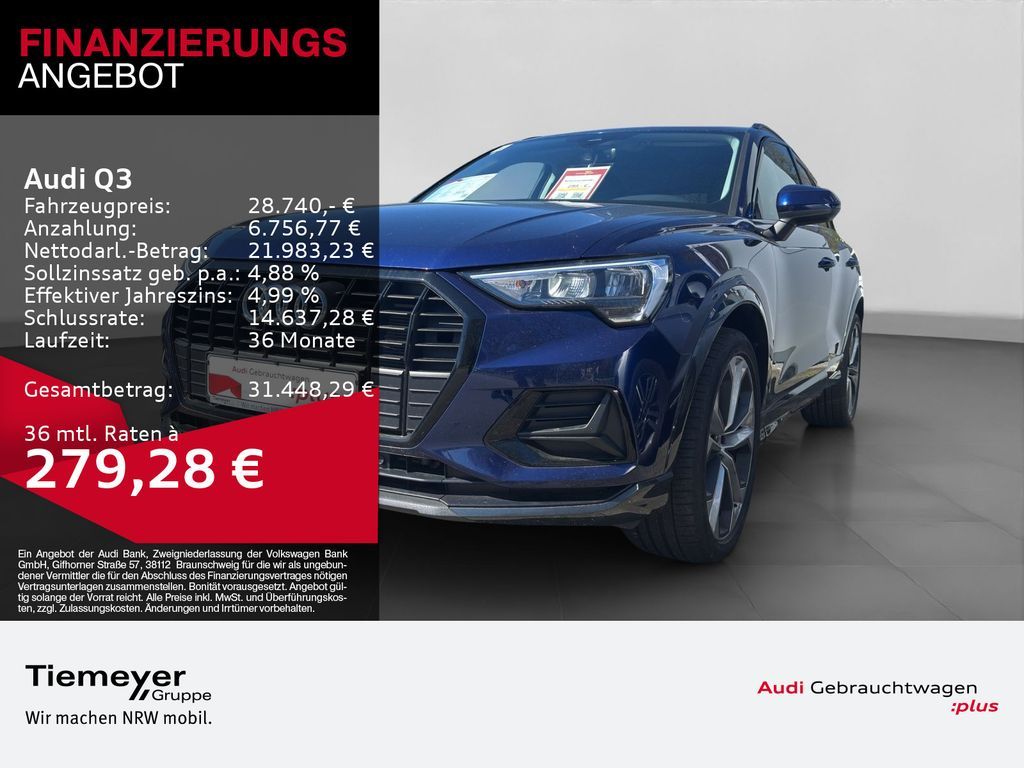 Audi Q3 35 TFSI ADVANCED LM20 NAVI VIRTUAL AHK OPS AS Leasing