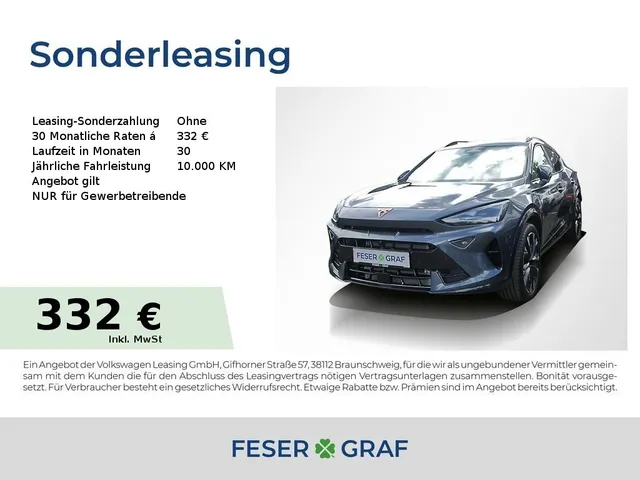 Cupra Formentor VZ 1.5 e-Hybrid DSG 360° AHK Matrix