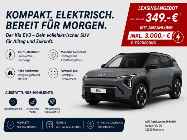 Kia EV3 81.4 AIR WINTER-PAKET|DRIVE-WISE-PAKET Leasing