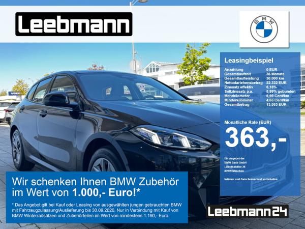 BMW 120 120d HeadUp/IconicGlow/ACC Finanzierung ab 0,49% Leasing