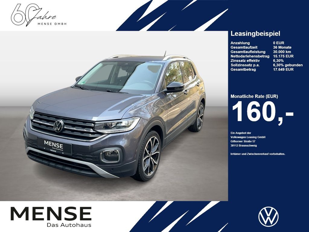 Volkswagen T-Cross 1.0 TSI Style CarPlay|AHK|ACC|LED|Navi Leasing