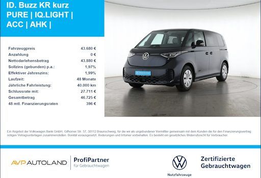 Volkswagen Id-buzz 59 KWh 125 KW Pure KR 5dr Auto kaufen