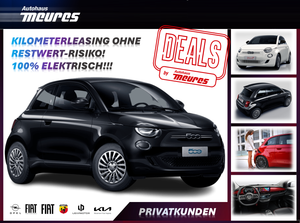 FIAT 500 Elektro (RED) Limousine 23,8 kWh !!!KILOMETERLEASING OHNE RESTWERTRISIKO!!! Leasing