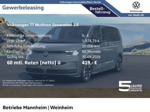 Volkswagen T7 Multivan Generation eHybrid 4MOTION Klima PDC