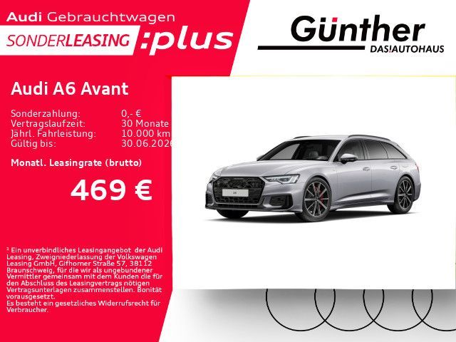 Audi A6 Avant 55 TFSIe S LINE QUATTRO+WINTERRÄDER+AHK Leasing