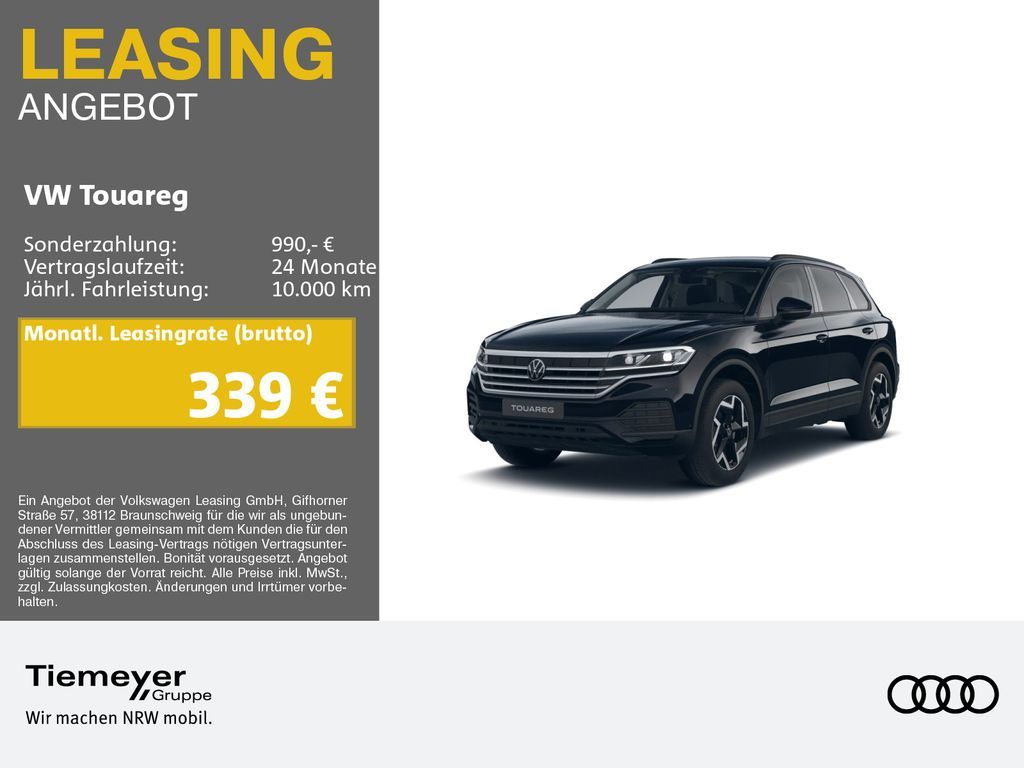 Volkswagen Touareg 3.0 TDI 4M EDITION LM19 LEDER AHK KAMERA Leasing