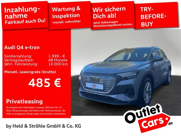 Audi Q4 40 e-tron 150 kW NAV+ MATRIX WÄPU KAM  SHZ