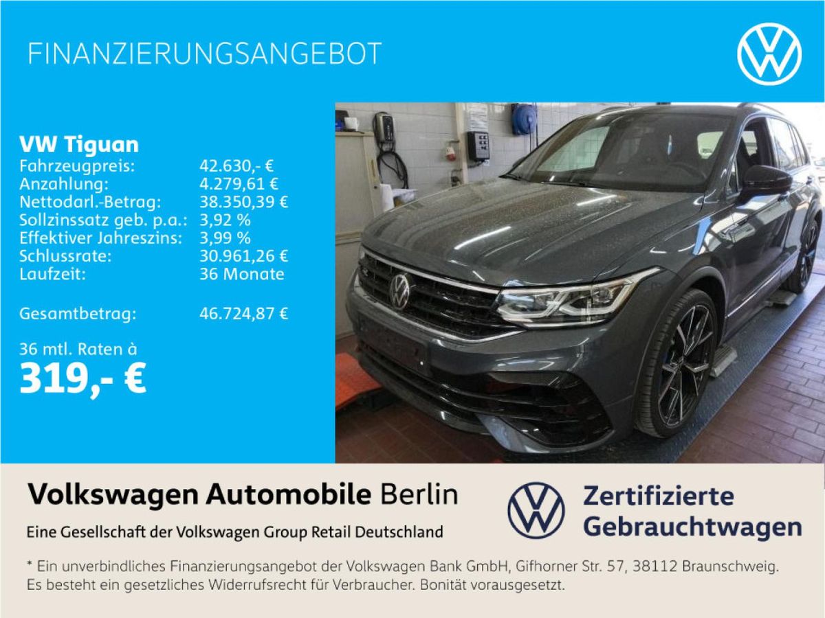 Volkswagen Tiguan 2.0 TSI DSG R Akrapovic Pano Navi LED ACC Leasing