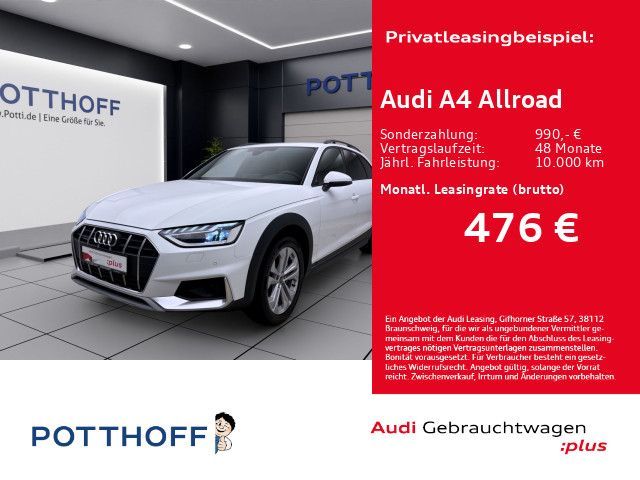 Audi A4 allroad 40 TDI Q STDHZG AHK NAVI+ KAMERA B&O Leasing