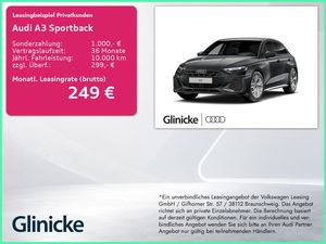 Audi A3 Sportback S line TFSI S tr LED/Nav/HuD/Sonos/