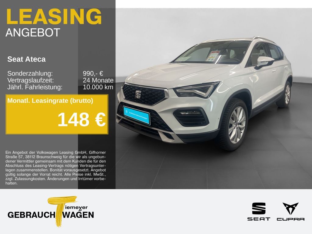 Seat Ateca 1.5 TSI DSG STYLE SIDE-ASSIST NAVI+ eKLAPP Leasing