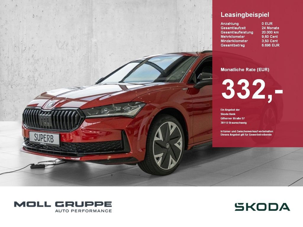 Skoda Superb Combi 2.0 TDI W Sportline 4xSHZ ACC AHK Leasing