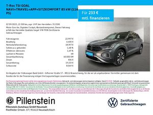 Volkswagen T-Roc TSI GOAL NAVI+TRAVEL+APP+SITZKOMFORT