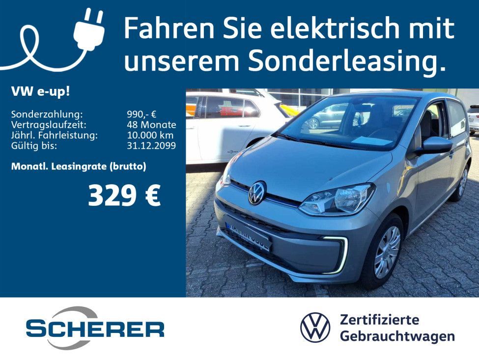 Volkswagen e-up! 32 kWh Kamera+PDC+Klima+DAB Leasing
