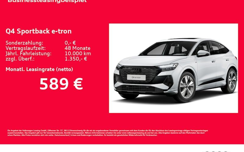 Audi Q4-sportback-e-tron 45 E-tron 5dr Kauf