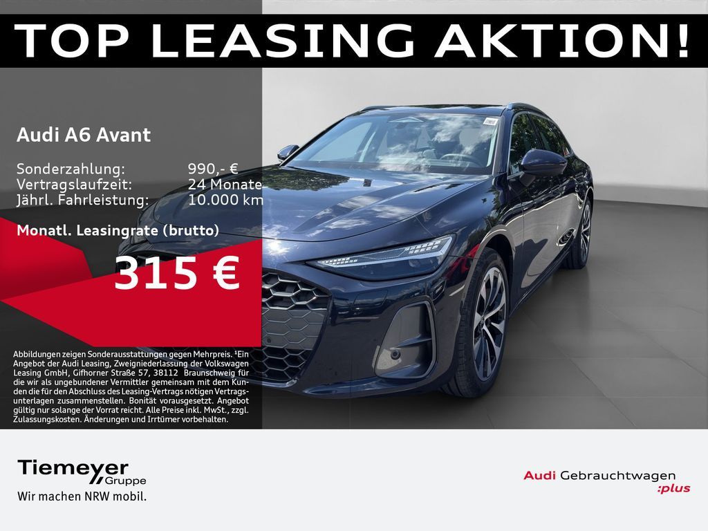 Audi A6 Avant TDI Q PANO LEDER HuD B&O Leasing