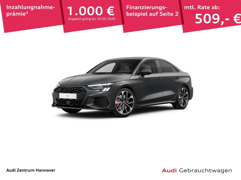 Audi S3 Limousine 2.0 TFSI quattro virtual Leasing
