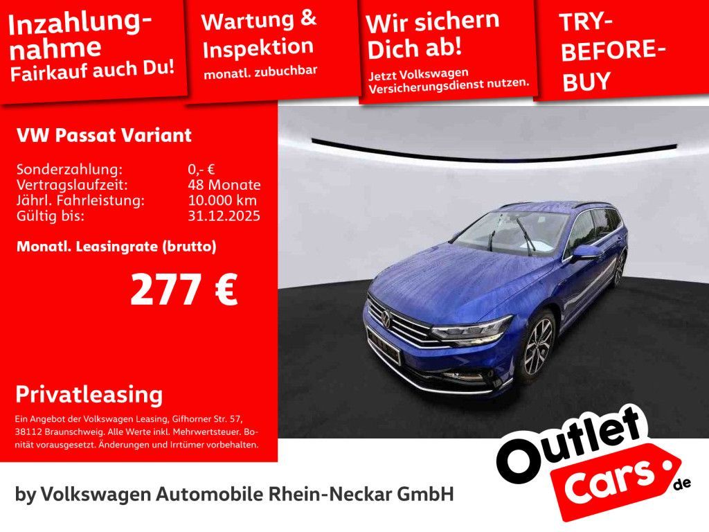 Volkswagen Passat Variant 1.5 TSI DSG R-Line ext. Navi AHK Leasing