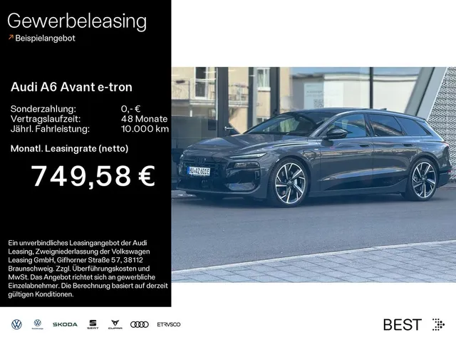 Audi A6 Avant e-tron*S-LINE*quattro*315 kW*B&O*AHK*HU