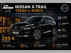 Nissan X-Trail TEKNA e-4ORCE | Panorama | Bose | Head-Up Display | 213 PS |