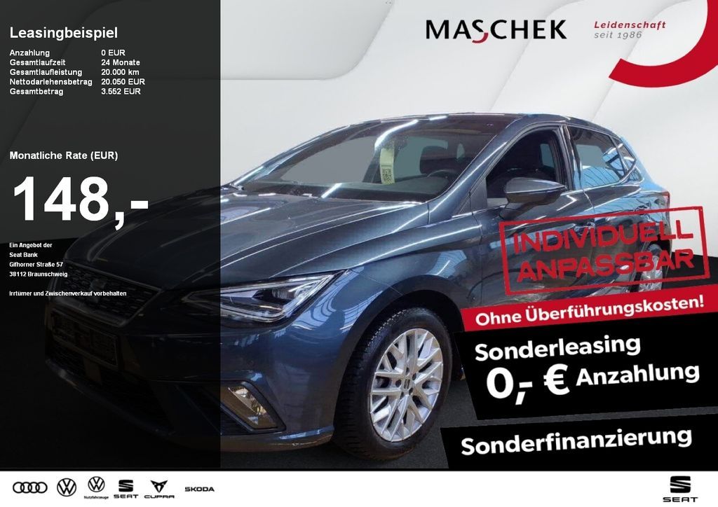 Seat Ibiza Xcellence Sonderleasing ohne Anzahlung Nav Leasing