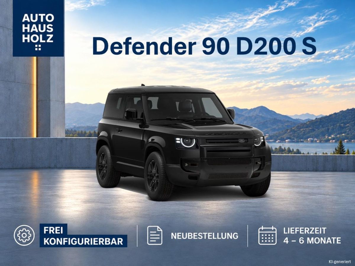 Land Rover Defender Neubestellung! Defender 90 D 200 S - FAHRASSISTENTSPAKET - BLACKPAKET - 360 GRAD KAMERA - SHZ Leasing