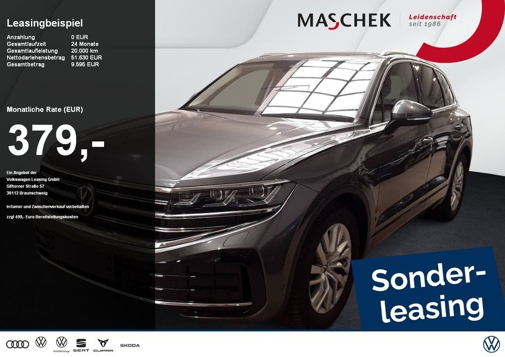 Volkswagen Touareg Elegance 3.0 TDI AHK Matrix ACC Sitzh DA Leasing