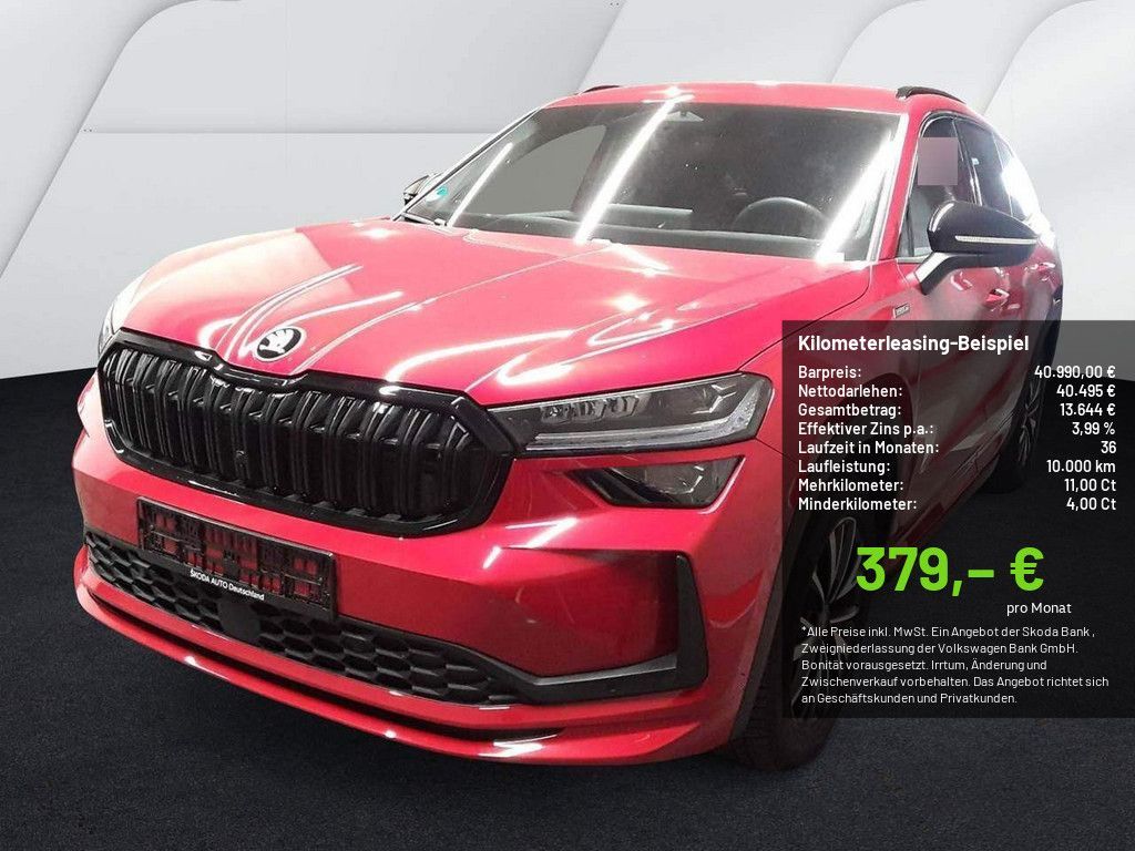 Skoda Kodiaq 2.0 TDI Sportline KAMERA ACC LED NAVI AHK Leasing