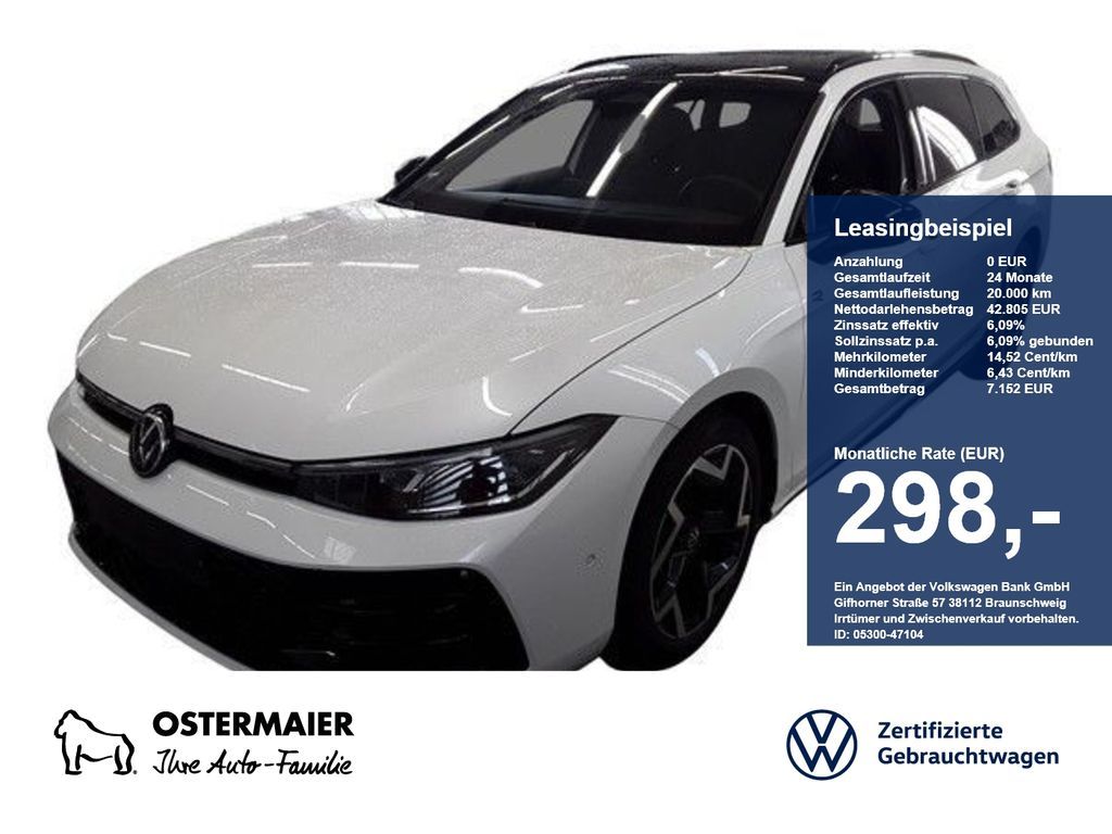 Volkswagen Passat Variant R-LINE 2.0TSI 265PS DSG NP83 4M A Leasing