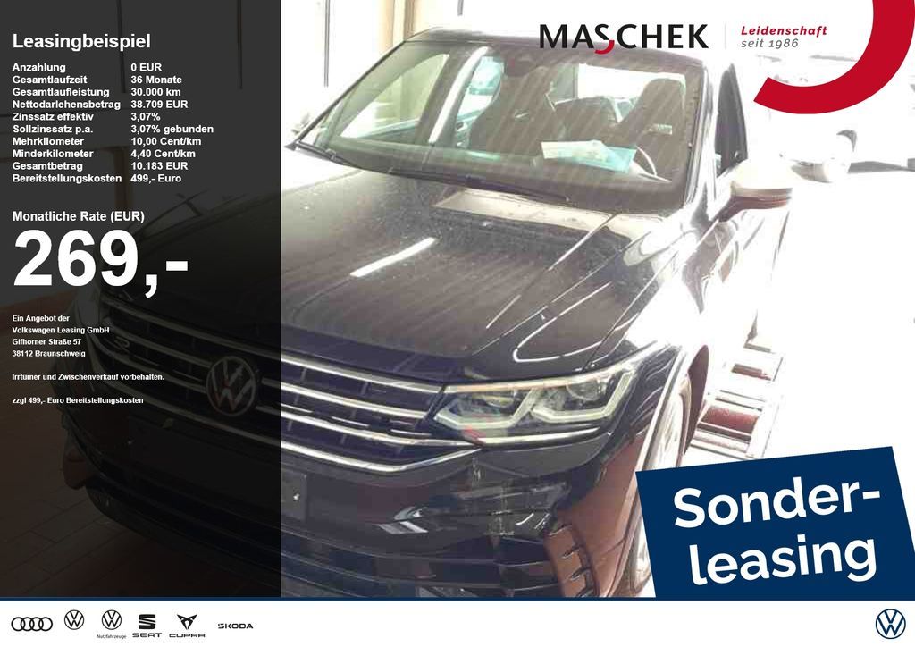 Volkswagen Tiguan R 2.0 TSI Sonderleasing inkl. WR Matrix D Leasing