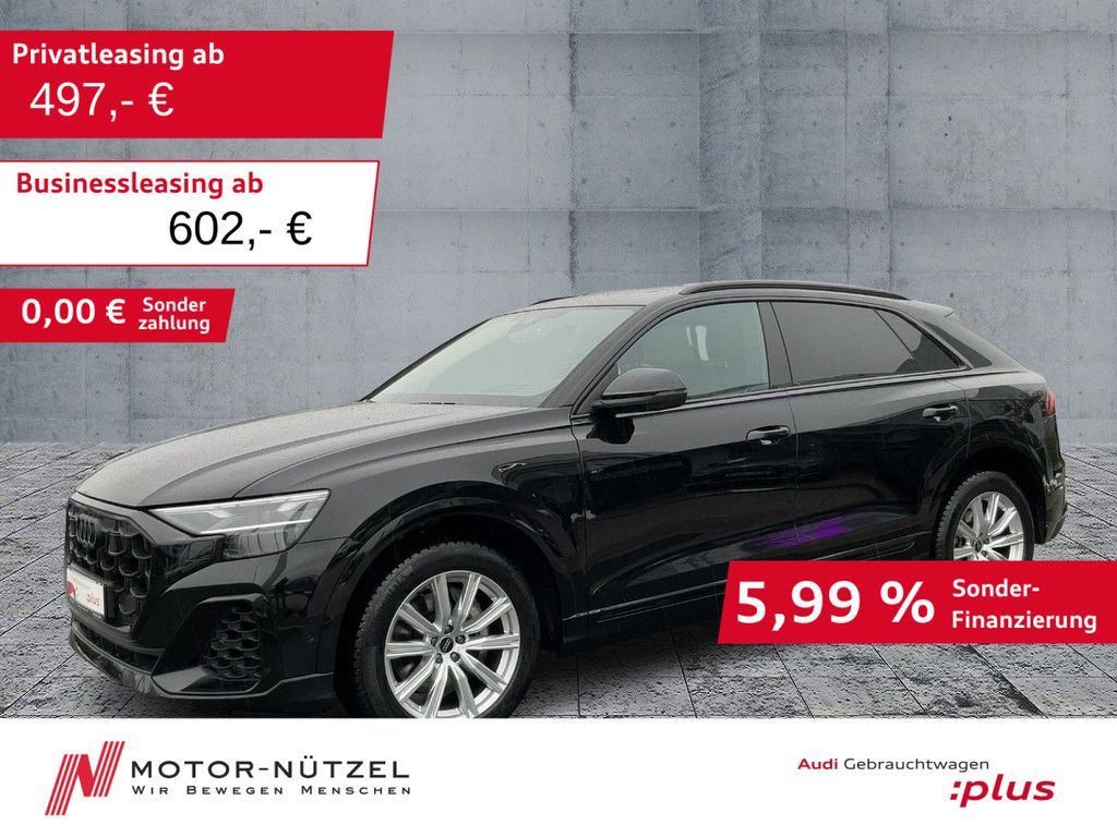 Audi Q8 55 TFSI S-LINE MATRIX+NAVI+HuD+AIR+AHK+360° Leasing