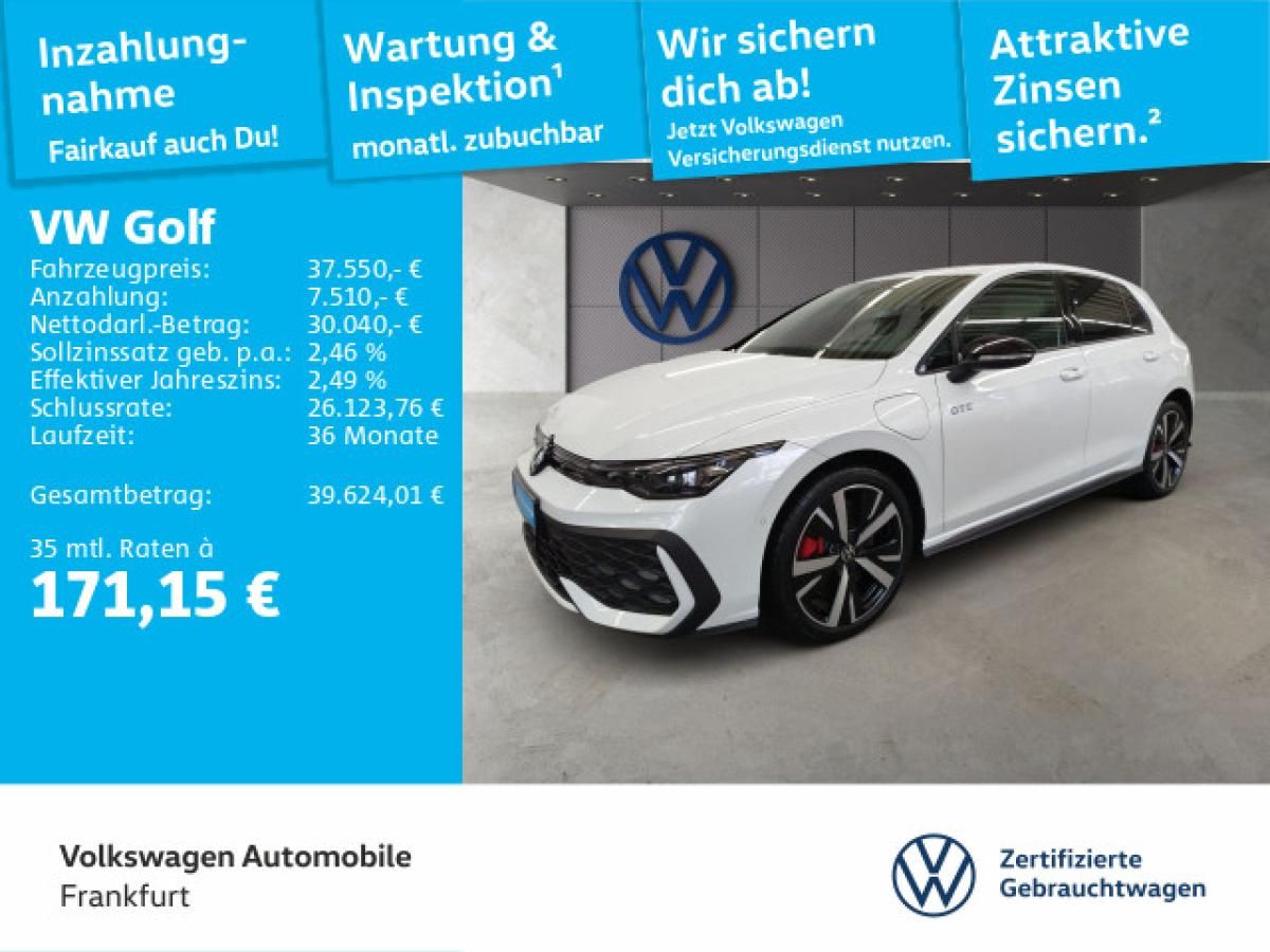 Volkswagen Golf VIII 1.5 TSI DSG eHybrid GTE Black Style Leder AHK 18