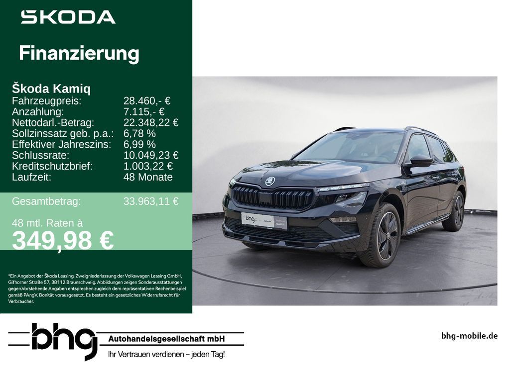 Skoda Kamiq 1.5 TSI DSG Monte Carlo Leasing