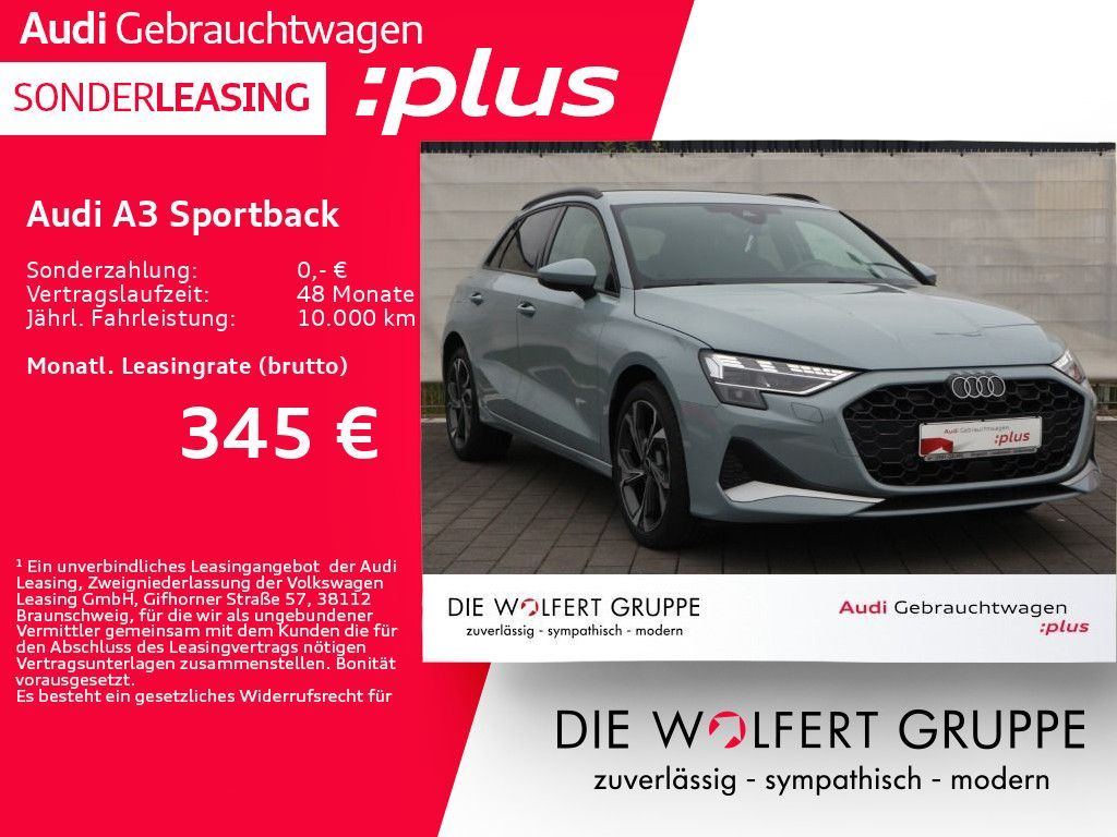 Audi A3 Sportback advanced 40 TFSI e S tronic *0,5%* Leasing
