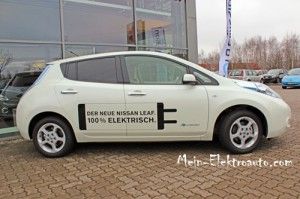 Das Elektroauto Nissan Leaf.