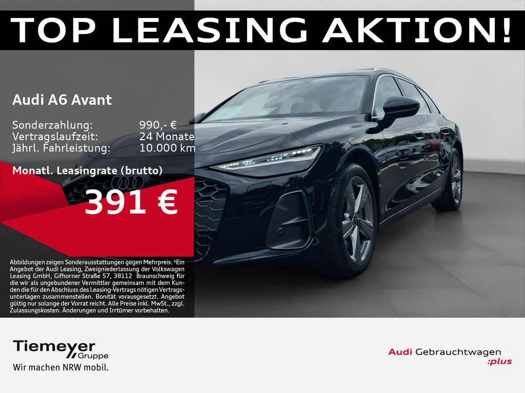 Audi A6 Avant e-Hybrid Q NP85 LEDER HuD LM19 360 Leasing