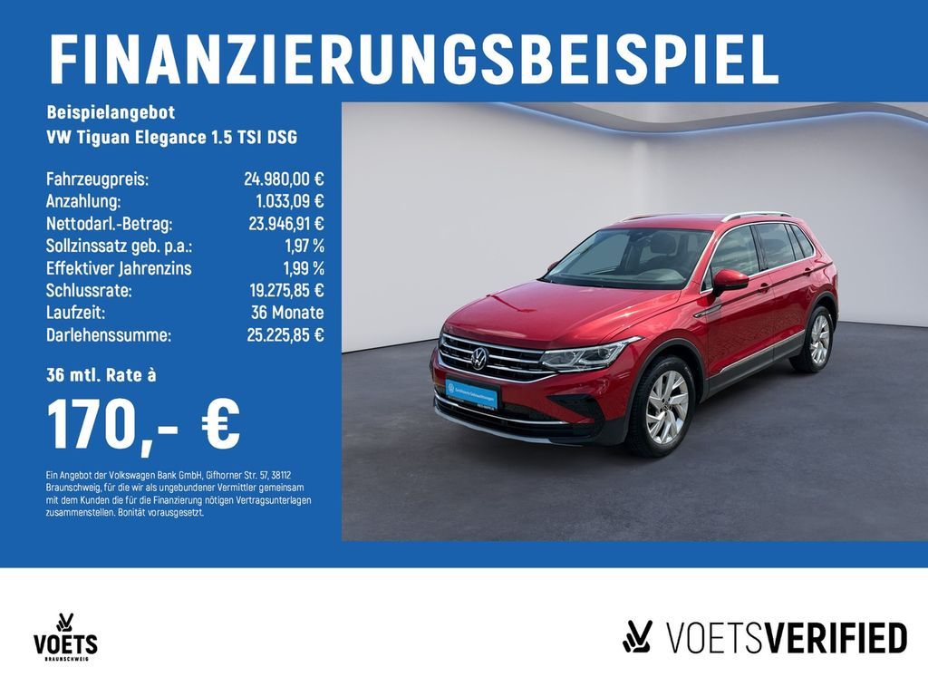 Volkswagen Tiguan Elegance 1.5 TSI DSG AreaView+MATRIX-LED Leasing