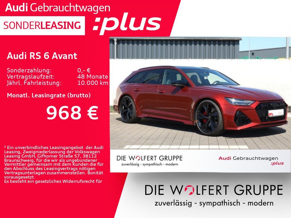 Audi RS 6 Avant STANDHEIZUNG*AHK*HEADUP*ALLRADLENKUNG Leasing