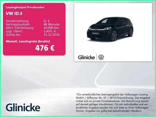 Volkswagen ID.3 Neo Life 140 kW (190 PS) 58 kWh | WäPu