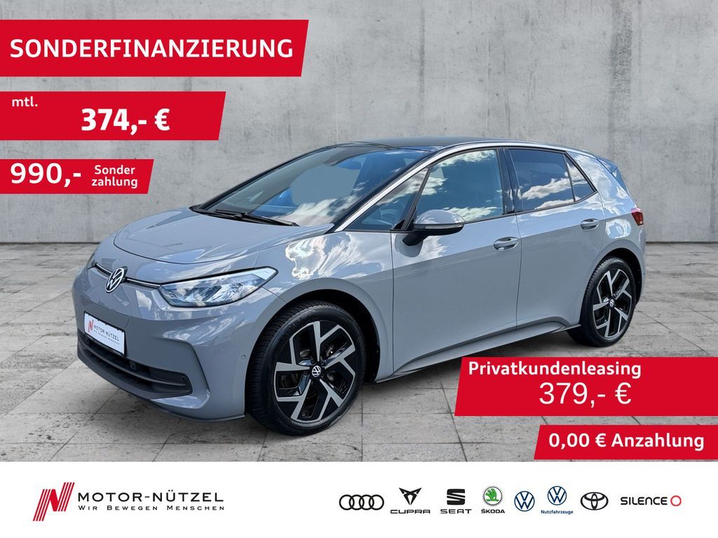 Volkswagen ID.3 150kW Pro LED+NAVi+APP+ACC+SHZ+RFK+PDC+DAB Leasing