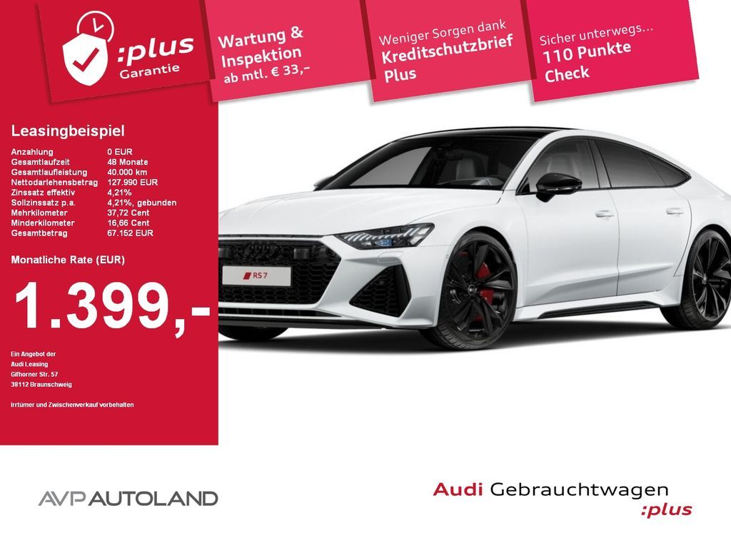 Audi RS7 Sportback TFSI quattro tiptronic | PANO | Leasing