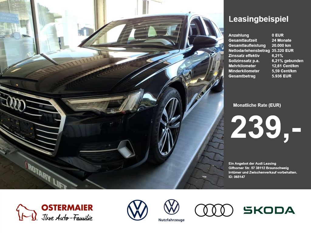Audi A6 Avant SPORT QUATTRO 45TFSI 265PS.STRONIC.MATI Leasing