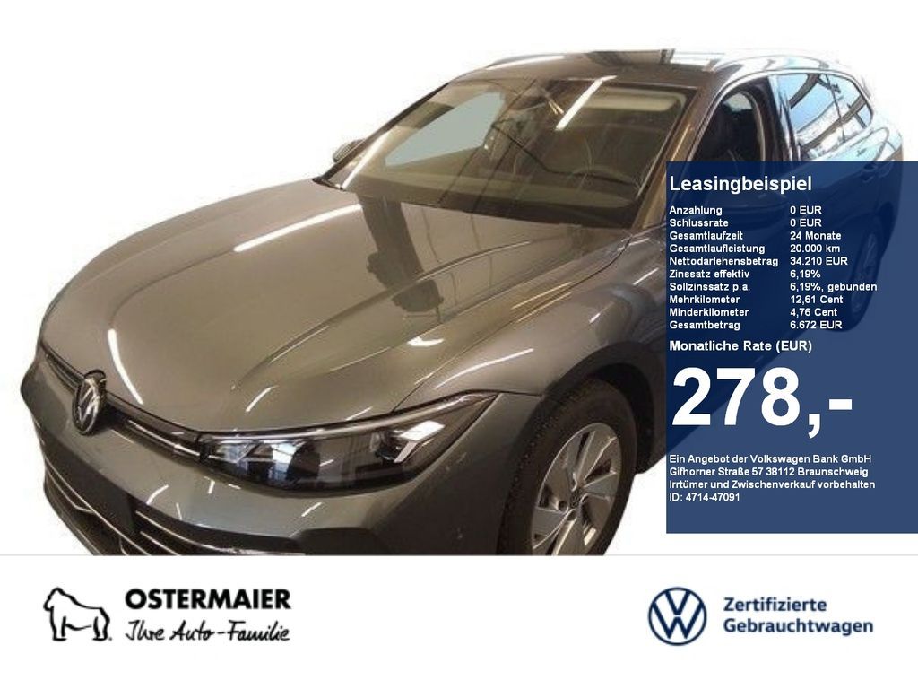 Volkswagen Passat Variant BUSINESS 1.5TSIe 150PS DSG NP.59 Leasing